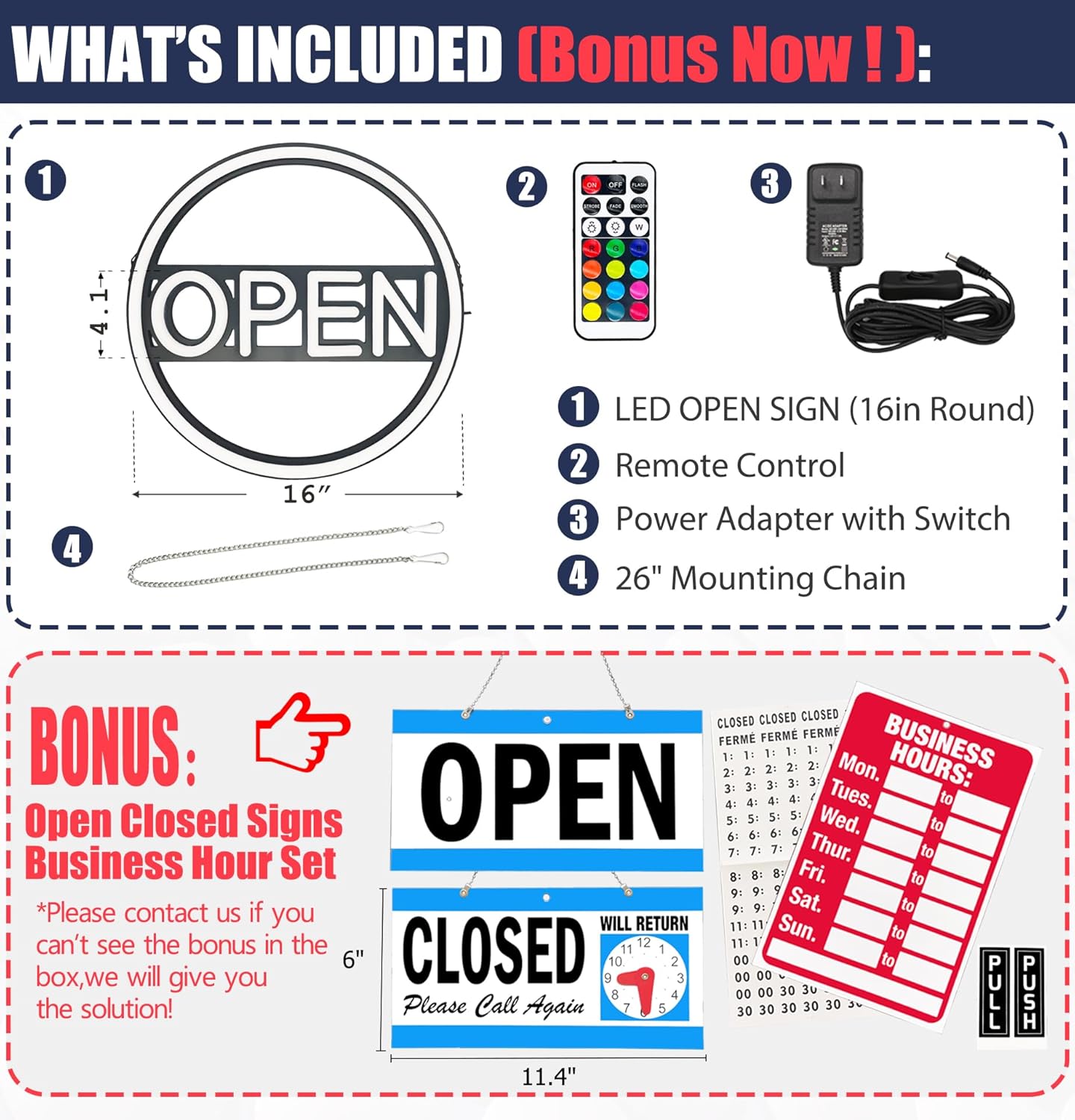 Open Signs for Business,LED Neon Open Sign,16 inch Dynamic Multicolored Lighted Sign for Restaurants Offices Retail Shops Window Storefronts,12V/3A Power Supply,with ON/OFF Switch (Multicolor)