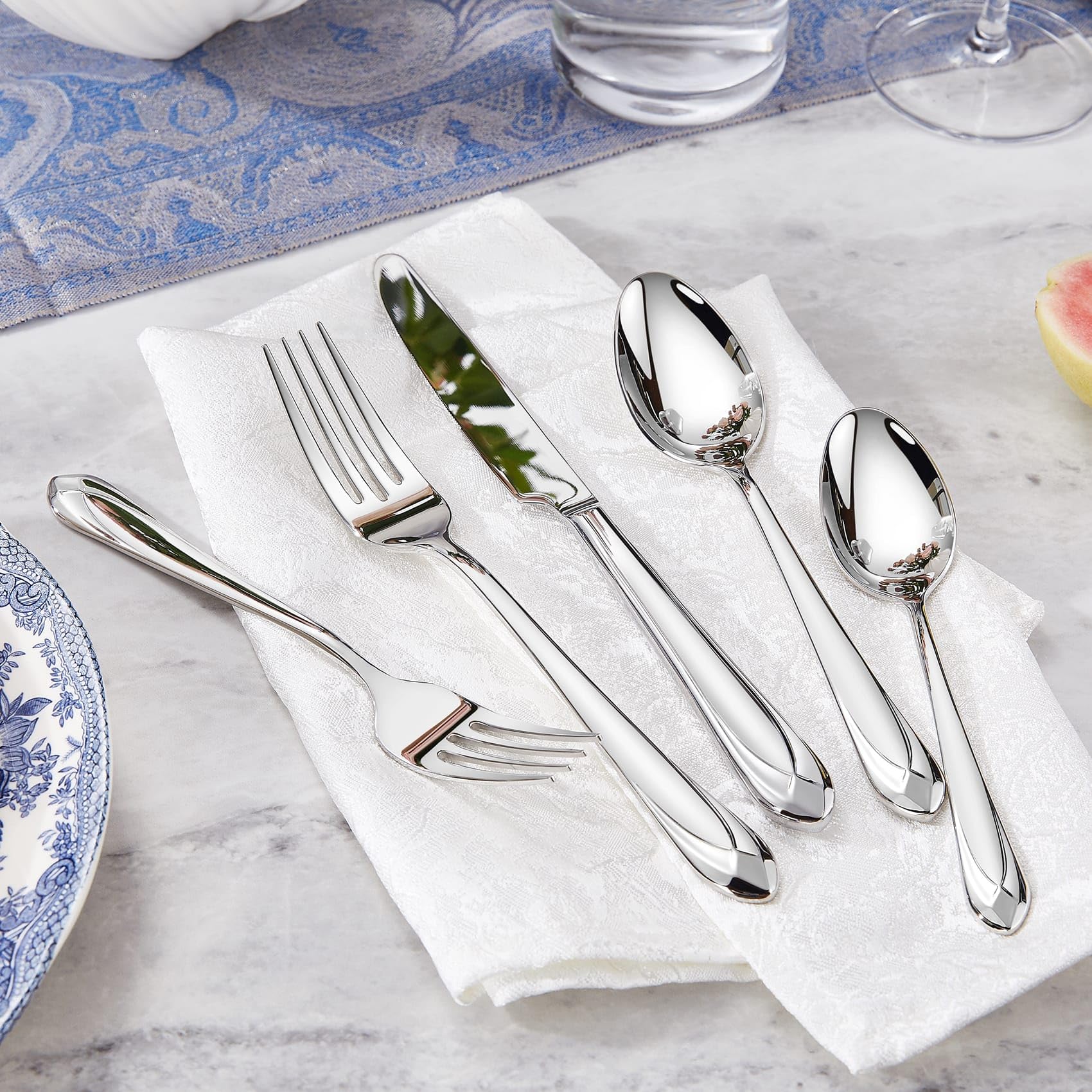 KEAWELL Astra Dinner Forks - Elegant Flatware Set -6
