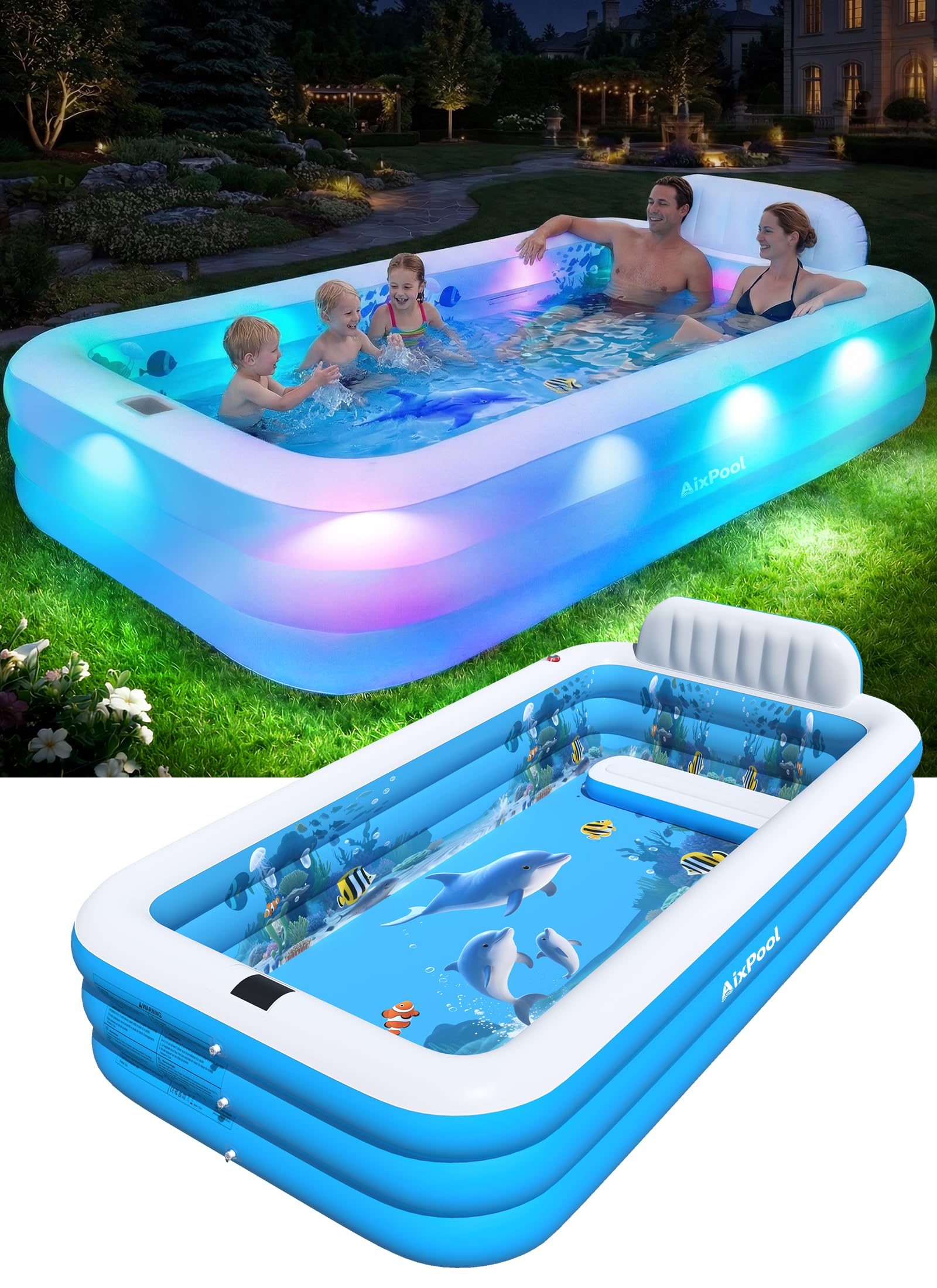 AixPool Solar LED Pool
