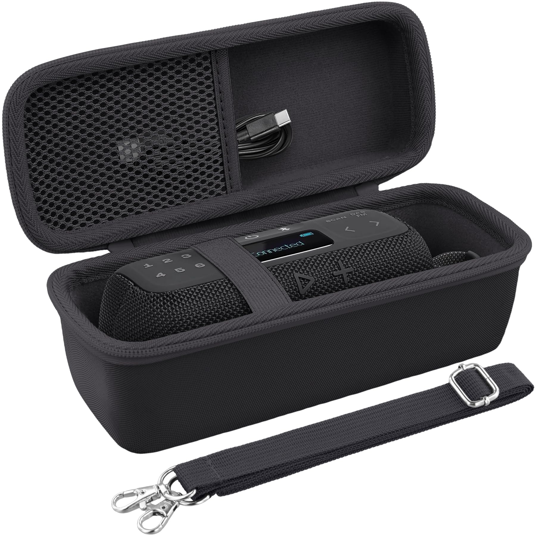co2CREA Dur Étui de Voyage Rigide Housse Cas Coque pour JBL Tuner 3 Portable