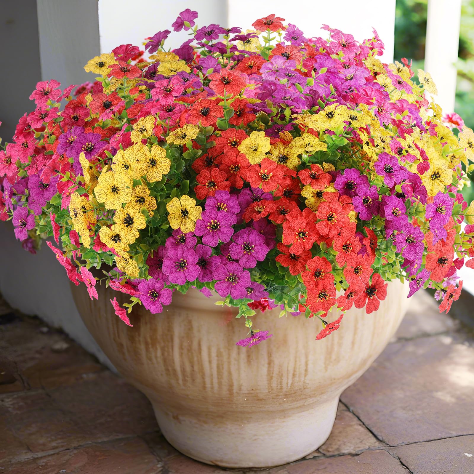 Rowfad 18 Pcs Artificial Daisy Flowers