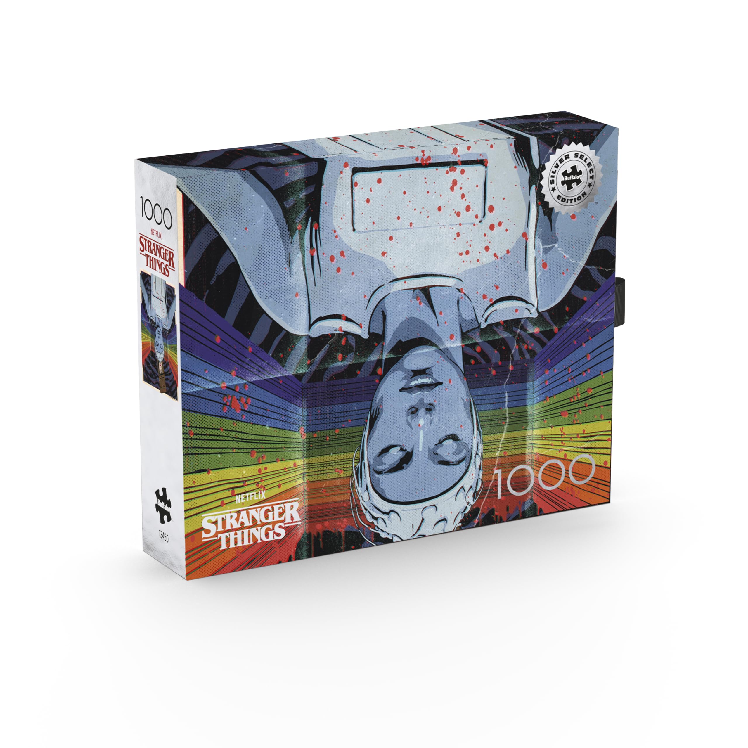 Buffalo Games - 1000 Piece Stranger Things Silver Select The Nina Project Jigsaw Puzzle Challenging and Colorful Puzzle for Adults – Precision -Cut