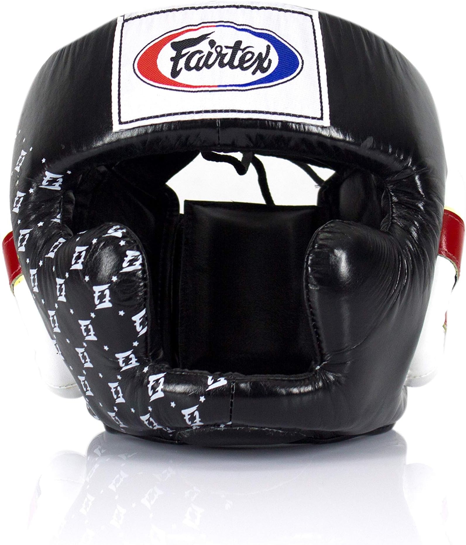 Fairtex Muay Thai & Boxing Headgear | Protective Sparring Head Guard with Adjustable Straps, Multi-Layer Padding, Enhanced Vision & Coverage