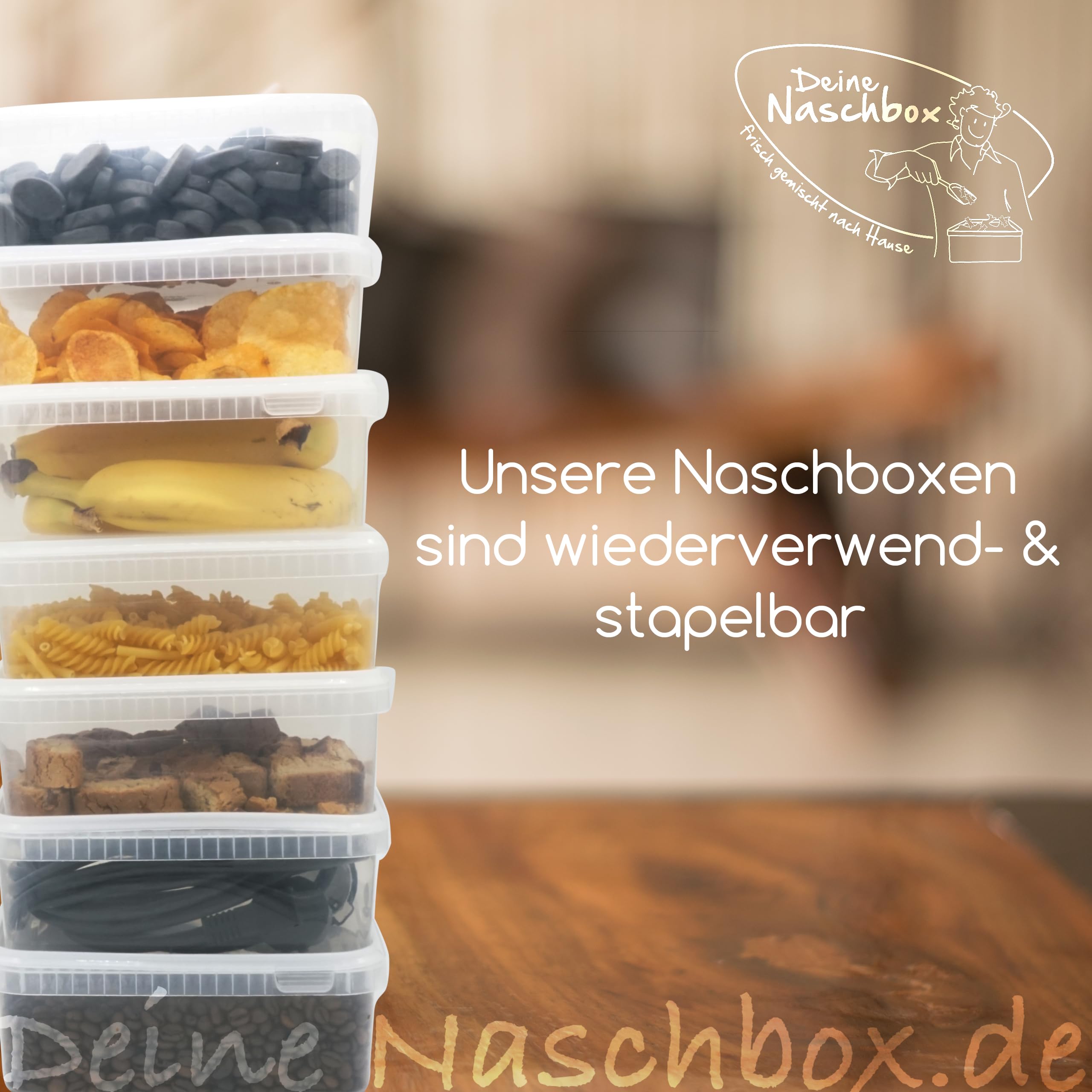 Deine Naschbox | Zuckerfreie Fruchtsaft Toffees | 500g Naschbox | XL Fruchtbonbon Großpackung | Kaubonbons | Zitrone Orange & Erdbeer Geschmack
