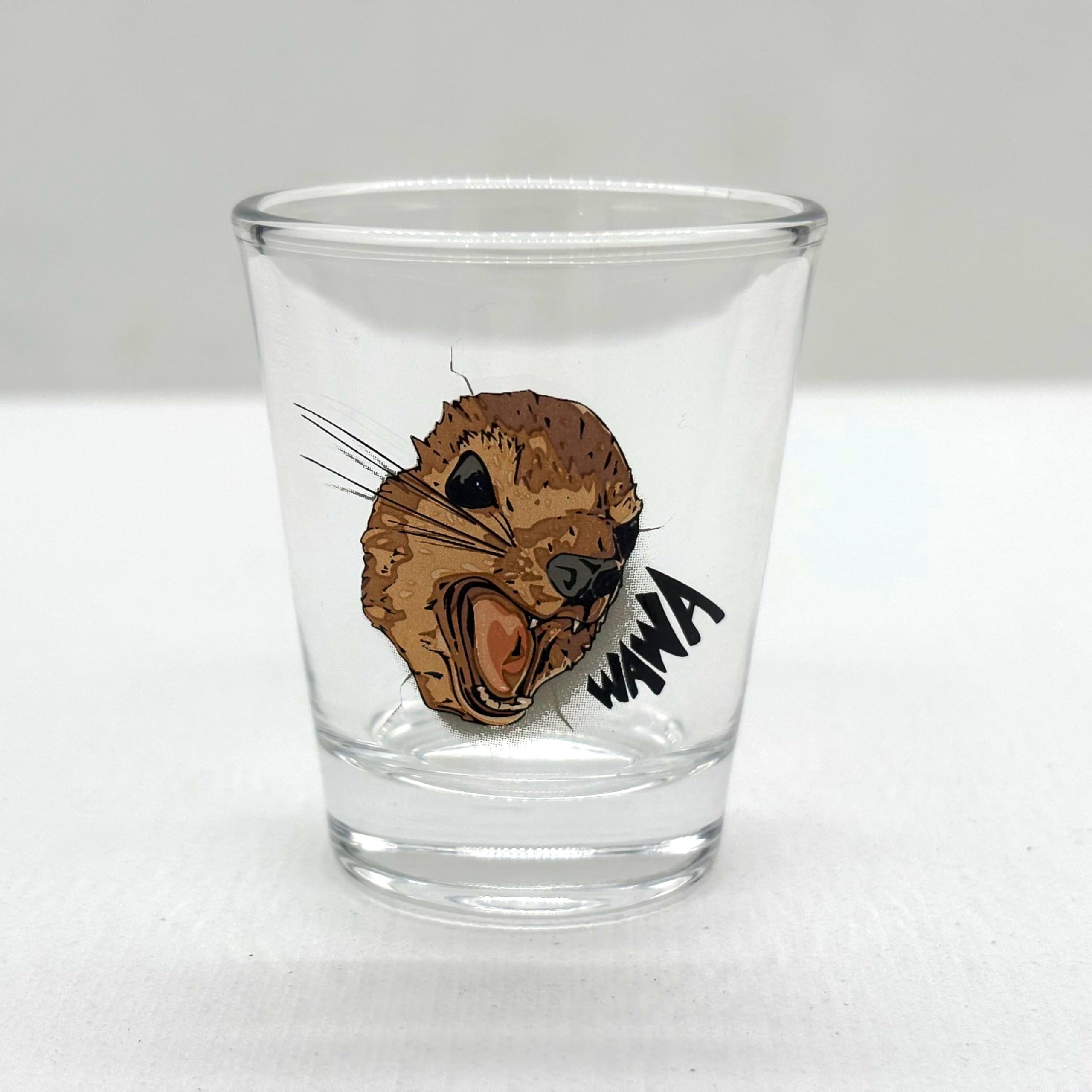 Amazon.com | Borbs Hyrax Shot Glass | WAWA Screaming animal | 1.7