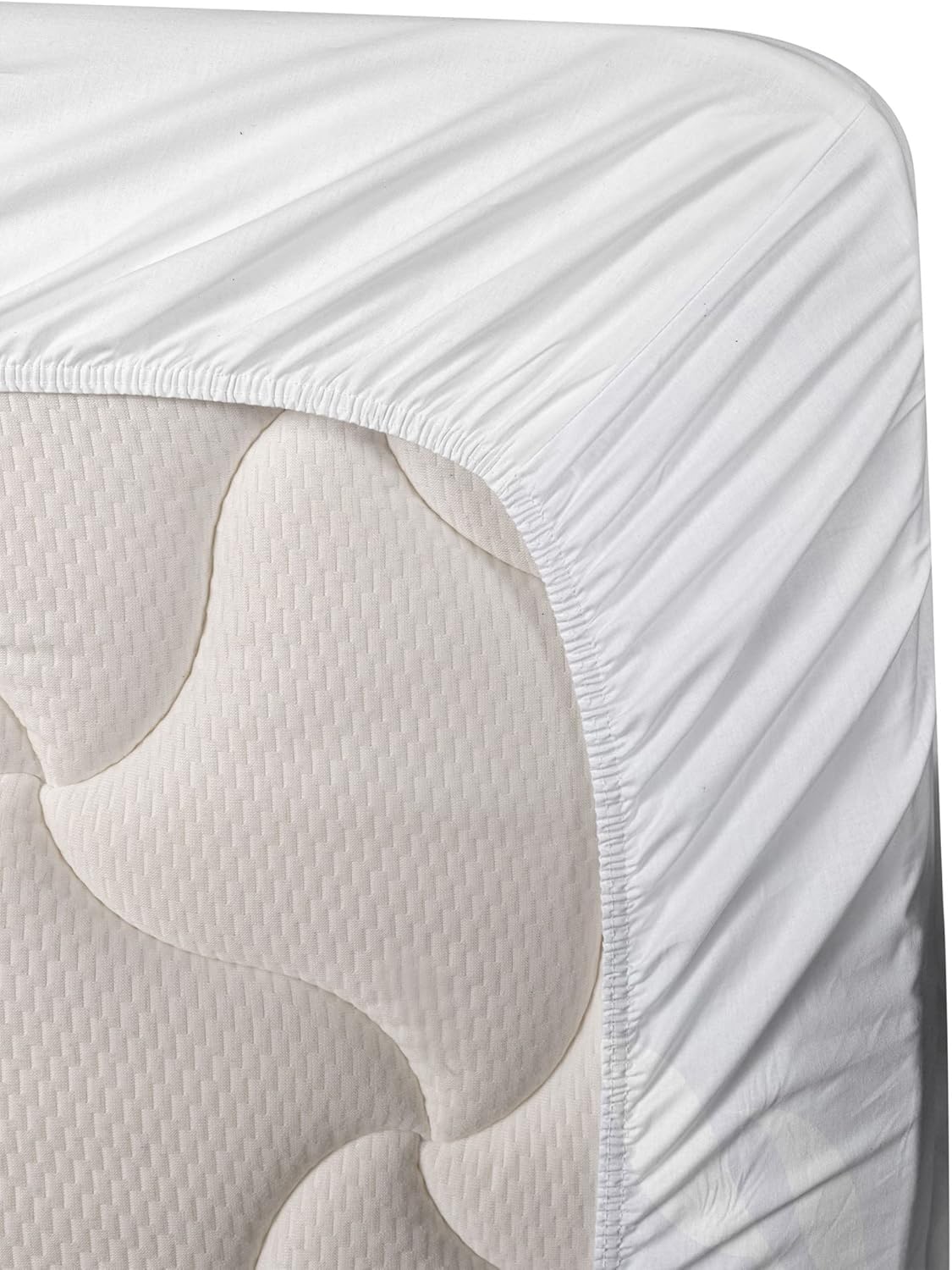 Ambesonne Lavender Sheet Set, Pastel Cornflowers Bridal Classic Design Gentle Floral Print Wedding Design, Fitted and Flat Sheet with Pillowcases Bedding Accent 4 Piece Set, Queen, Violet White Pink