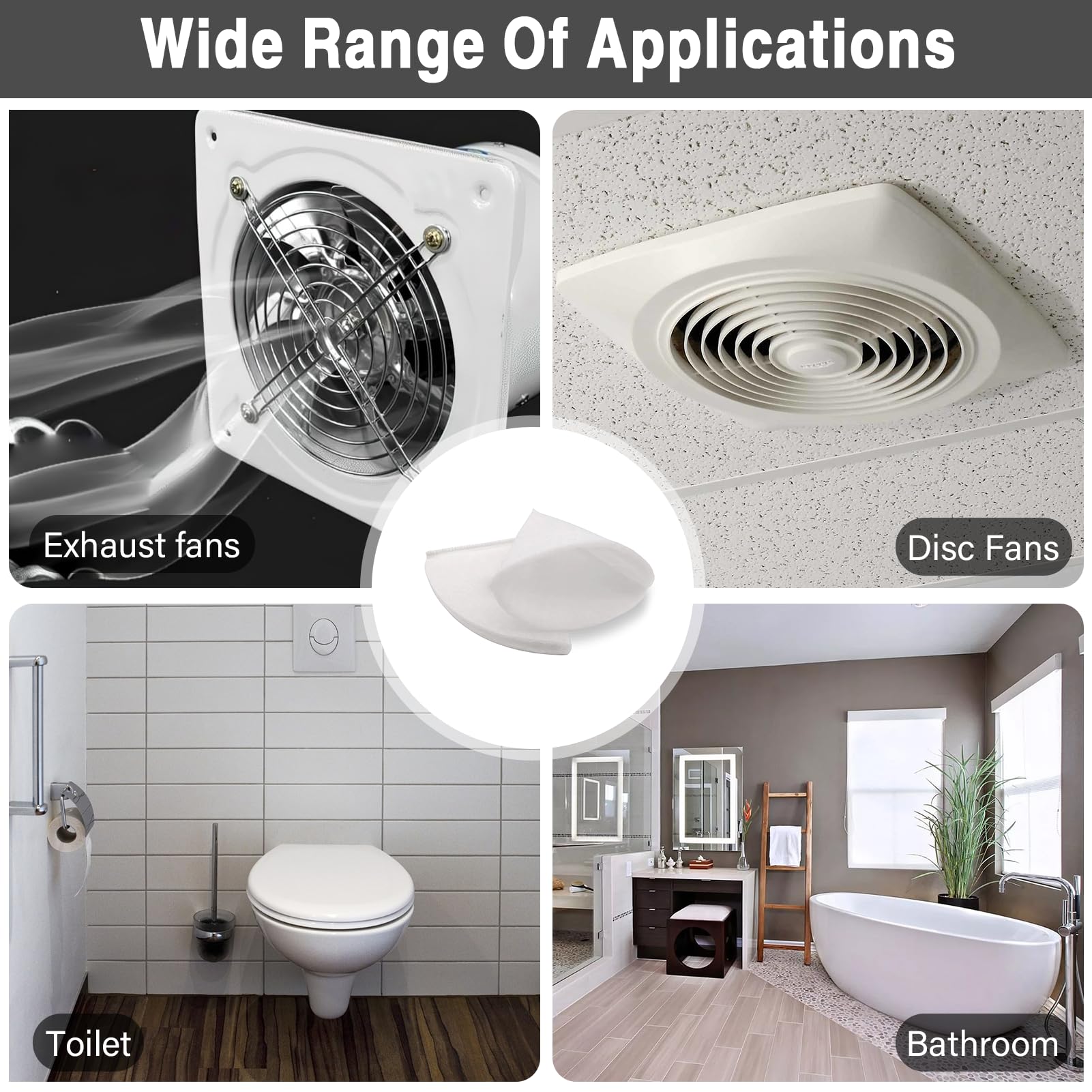 Vhbw 20x Filtro A Cono Compatibile Con DN125 Impianto Di Ventilazione Filtro Di Scarico G4 Dn 125 Bianco 77767044 - Foto 4