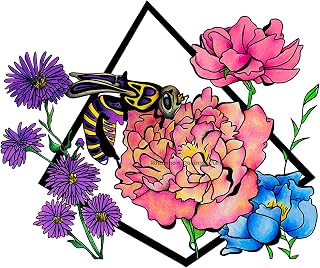 Bee Art | Bumblebee Print | Insect illustration | Wildlife Wall Decor | Contemporary Fine Art | Signed by Artist