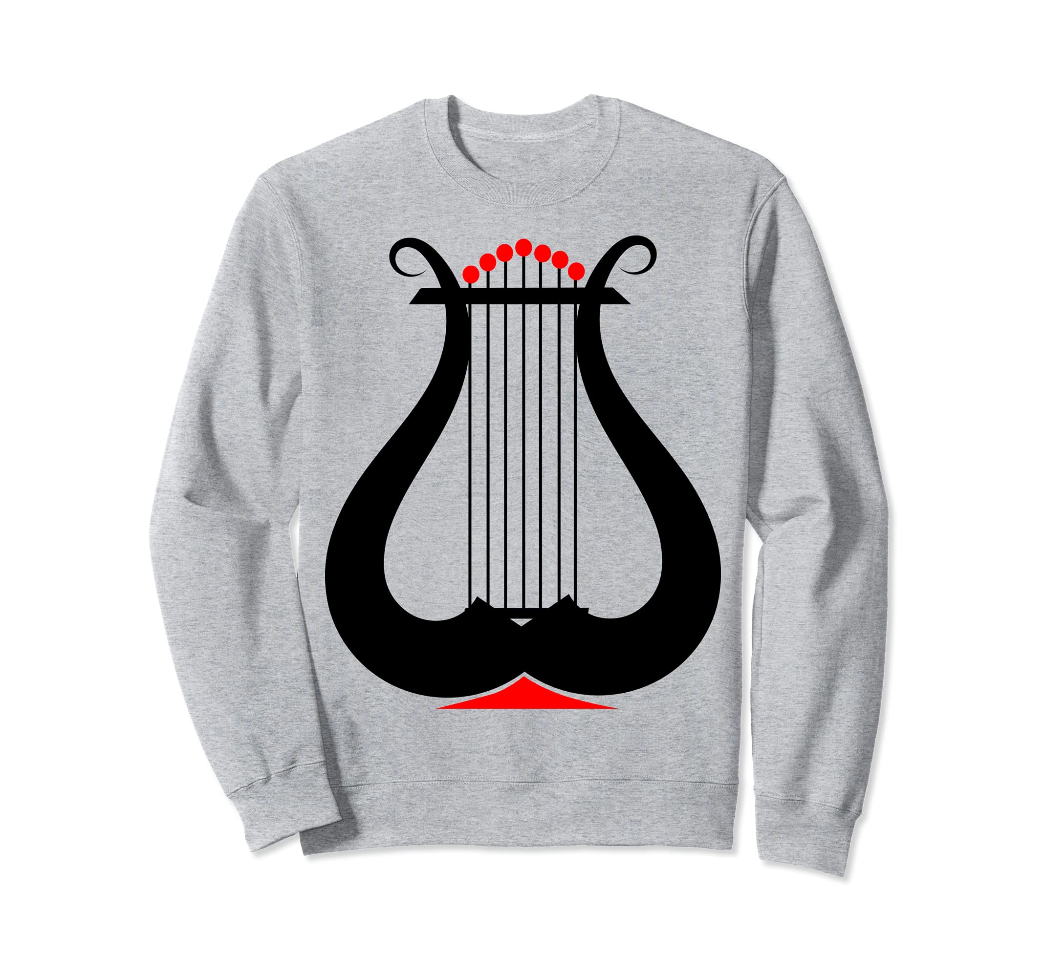 Lyre Harp Sweatshirt, Grey
