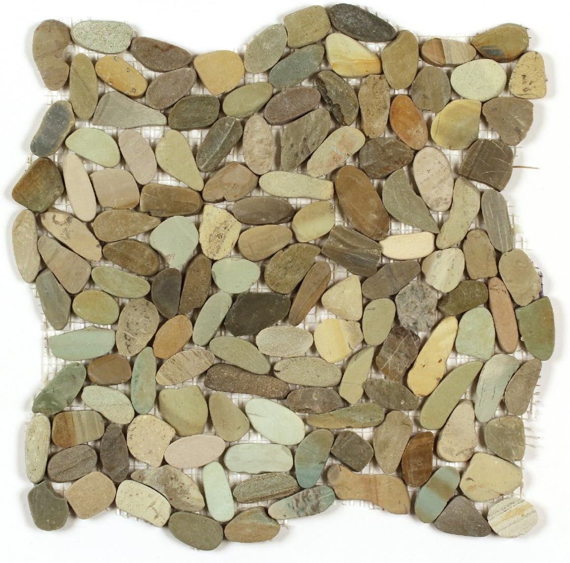 House of Mosaics WOOLACOMBESP10 Woolacombe Mosaic Tile Sheet - Green