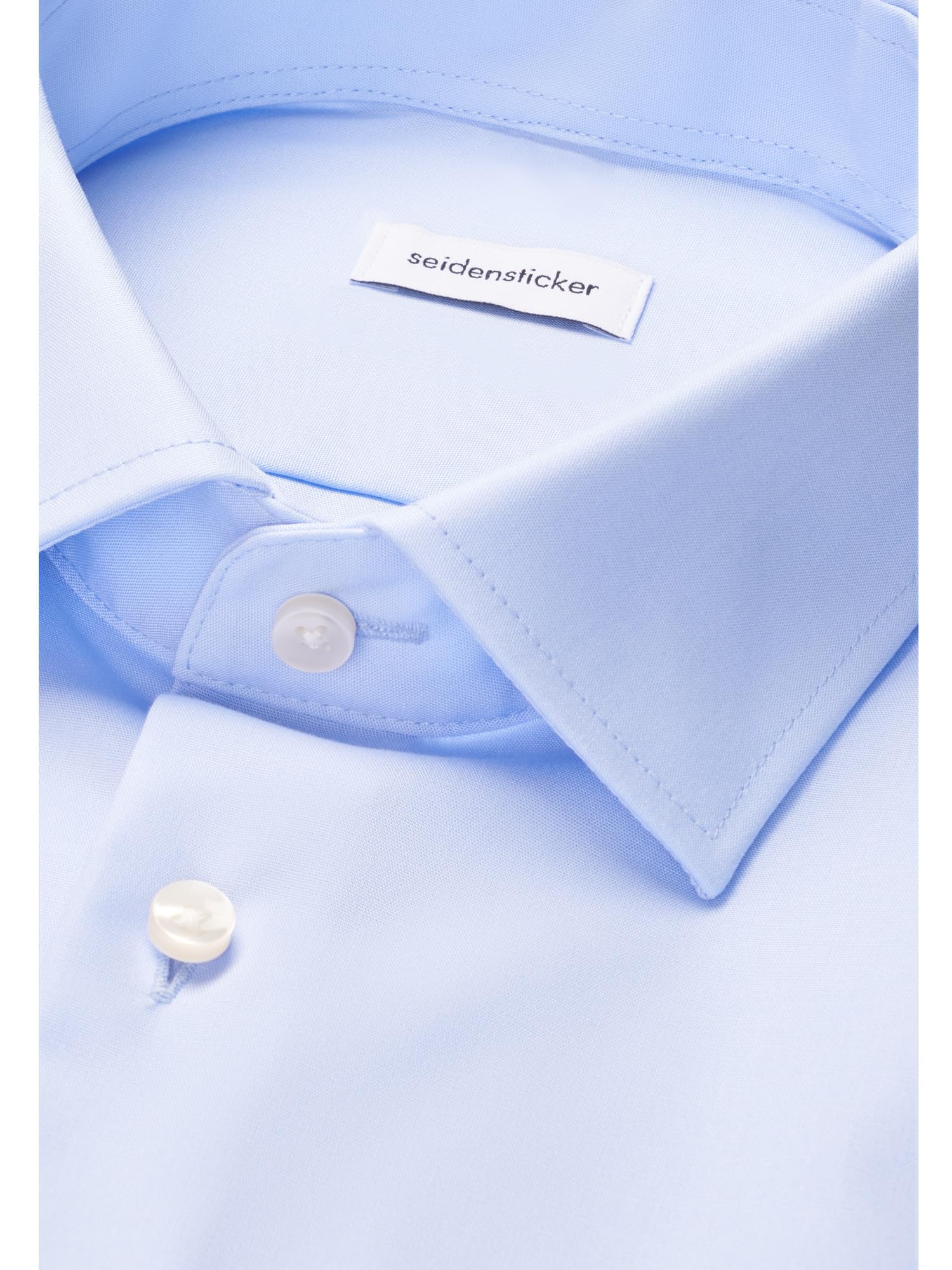 Seidensticker Herren Business-Hemd - Shaped Fit - Bügelfrei - Kent Kragen - Langarm - 100% Baumwolle