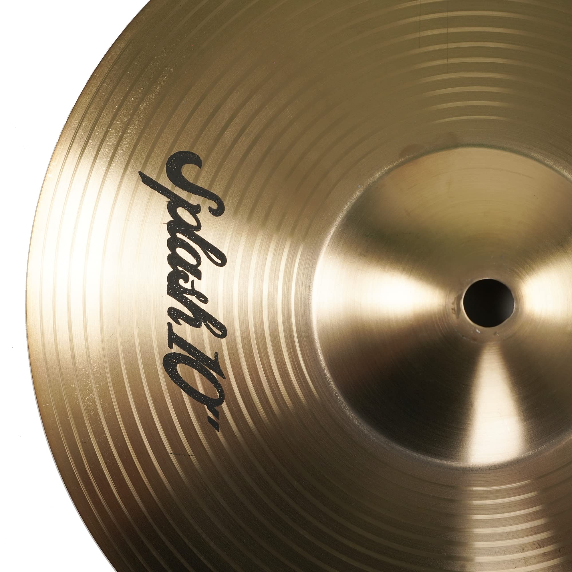 Cymbals HCS Plano Splash 10 pulgadas (25,4 cm) para batería – Acabado tradicional de aleación