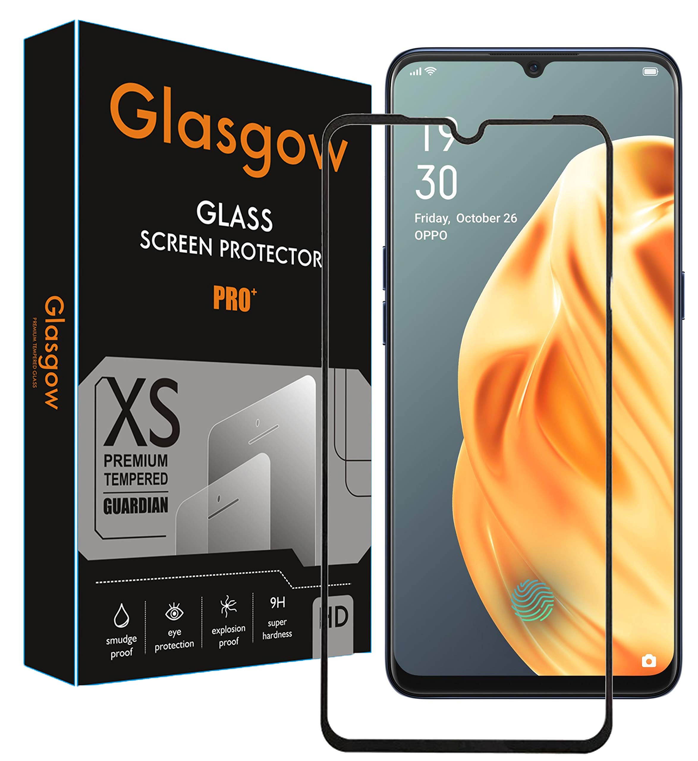 Glasgow Premium Edge to Edge Tempered Glass Screen Protector for Vivo V25 5G [flexible] [Gorilla] Bubble Free Installation [Screatch proof] [Guard] - Black (B0BGBB5B7N) Amazon Price History, Amazon Price Tracker