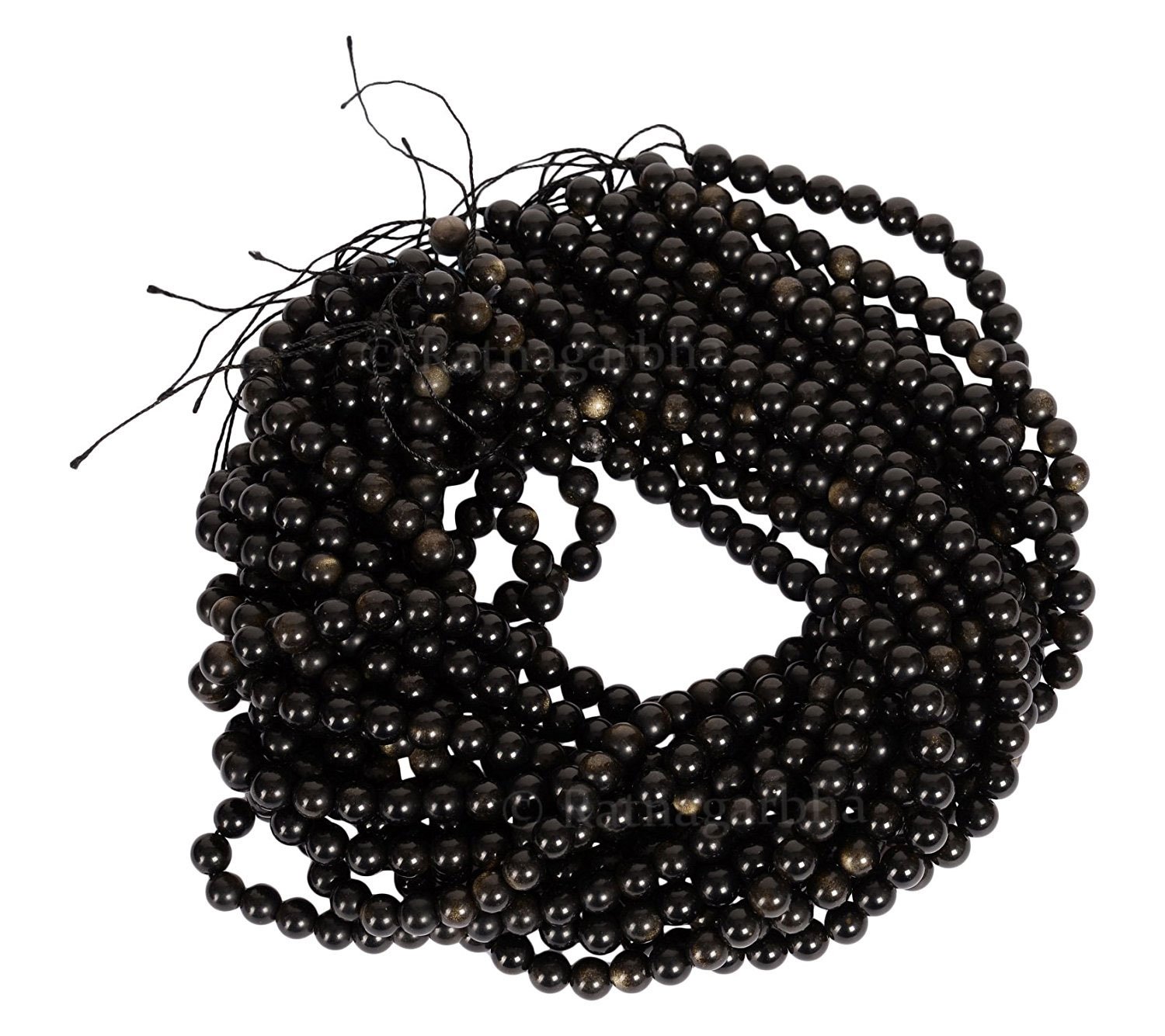 Ratnagarbha Black Obsidian Smooth Plain Round Ball Loose Gemstone Strand Beads, 8 mm 1 Strand, Black Color, Jewelry Making, Wholesale Price. (B0B27YY13J) Amazon Price History, Amazon Price Tracker