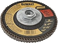 Vista 6 de DEWALT Disco de aletas, Circonia, 4-1/2 pulgadas x 7/8 pulgadas, grano 80 (DW8309)