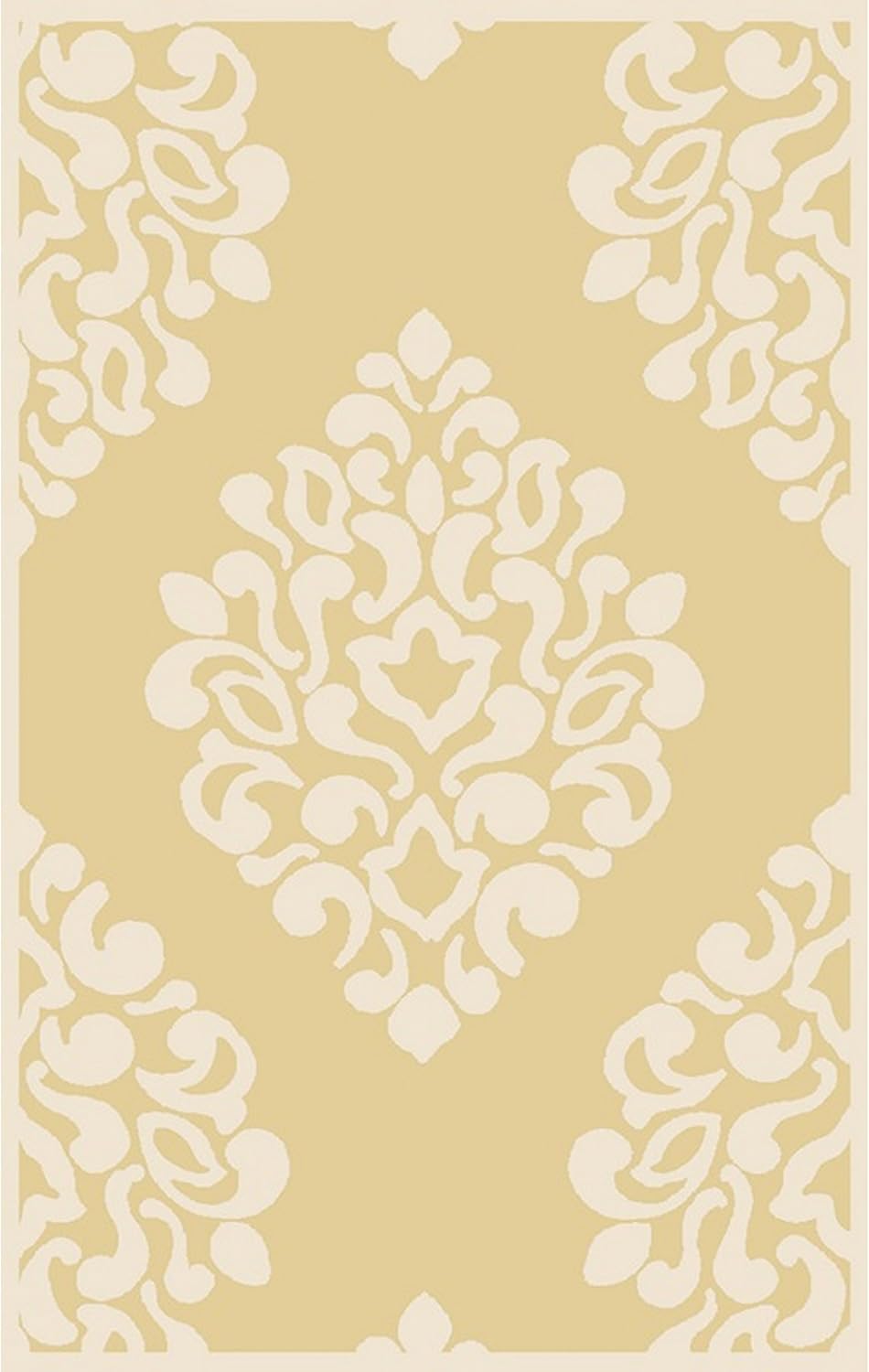 Ivory Handmade Tufted Wool Round Area Rug 4'