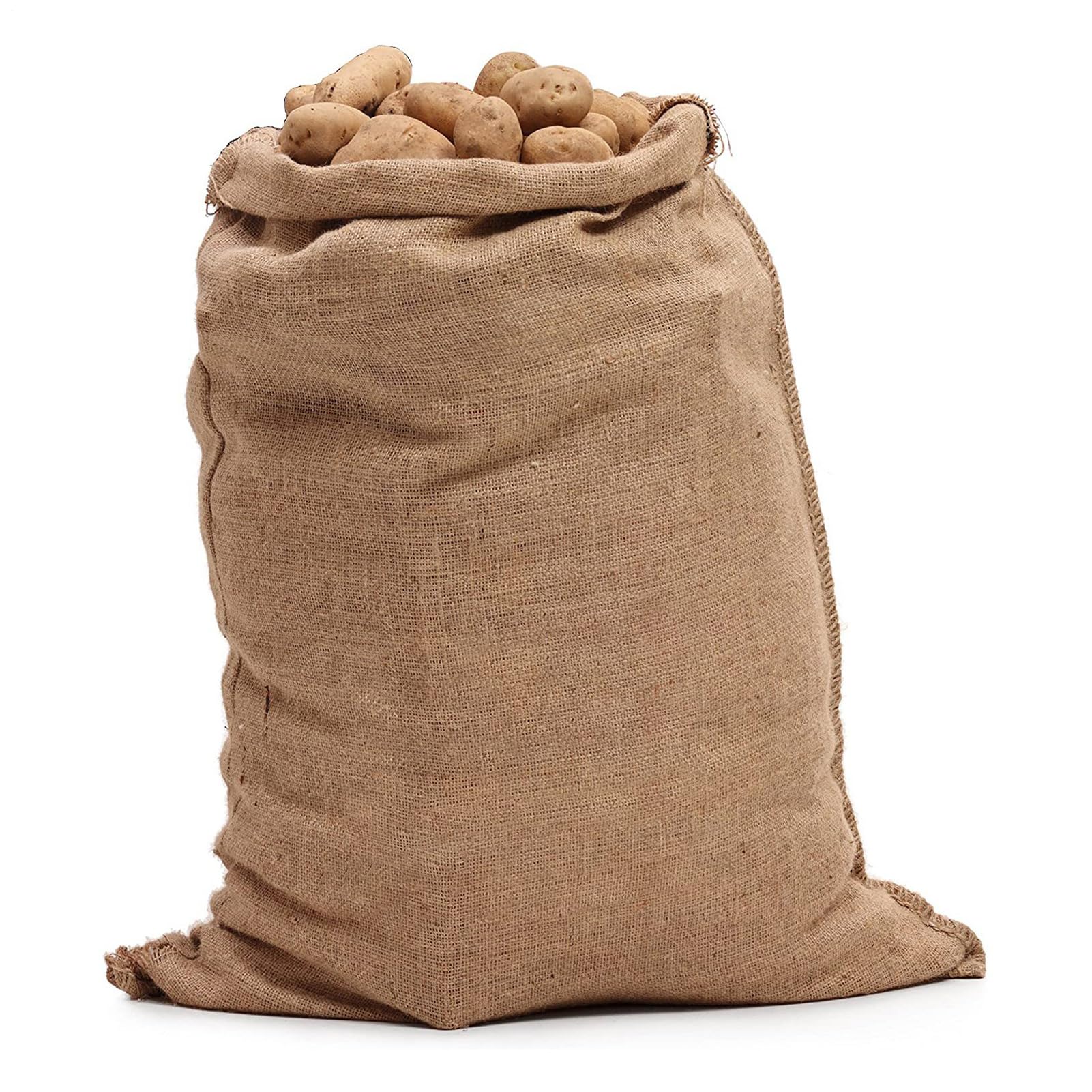 Sacos de yute grandes para almacenamiento de patatas y verduras de temporada