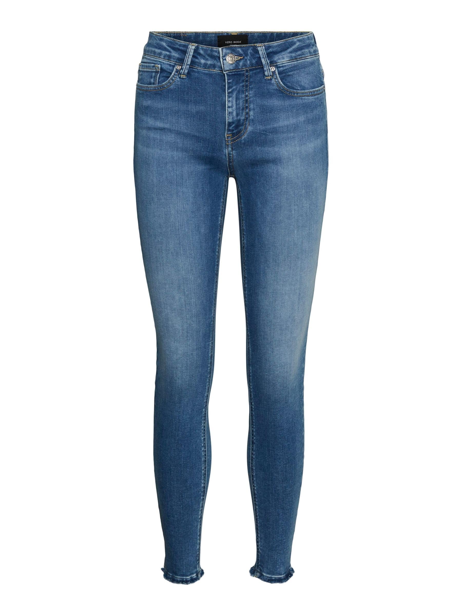 VERO MODA Womens Jeans WOV Mid Blue Denim 28W / 32L