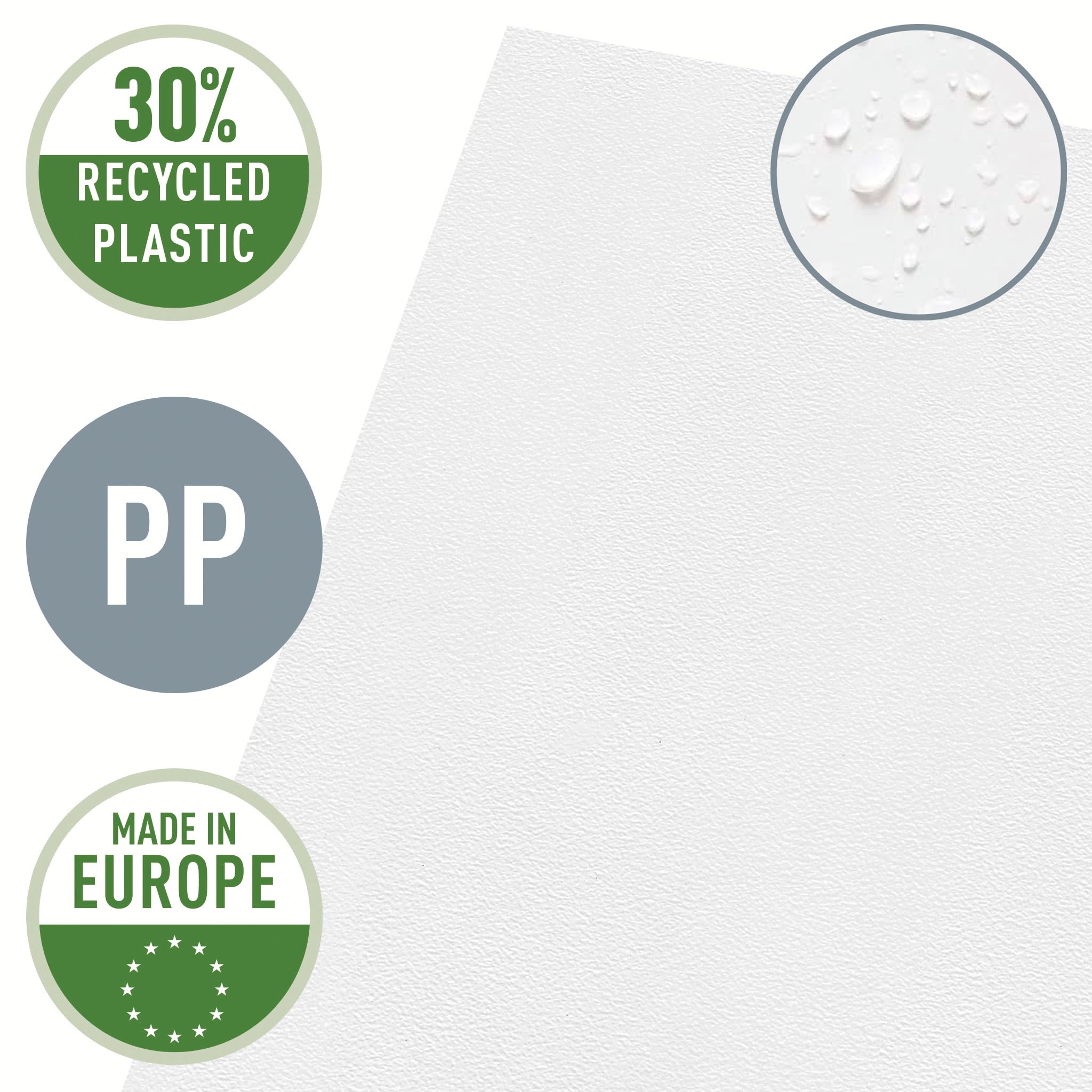 Esselte-Leitz - Funda para documentos (A4, polipropileno, granulada), transparente