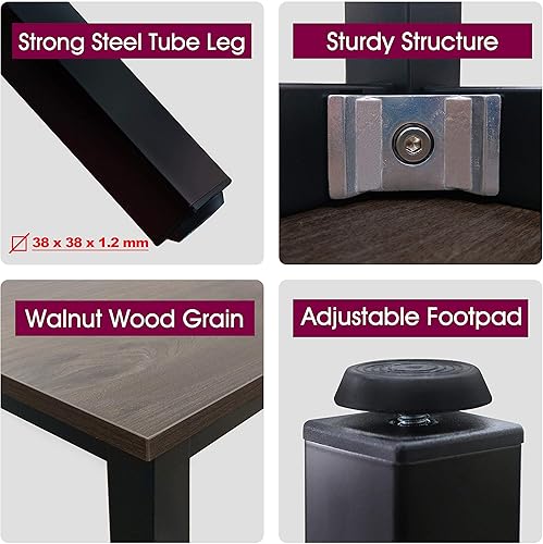 Miniatura 3 de Escritorio para computadora de 55 pulgadas, escritorio moderno de estilo simple para oficina en casa, escritorio de estudio para estudiantes, marco