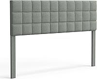 Vista 28 de Glenwillow Home Varia - Cabecero tapizado doble de 20 pulgadas de alto, color beige