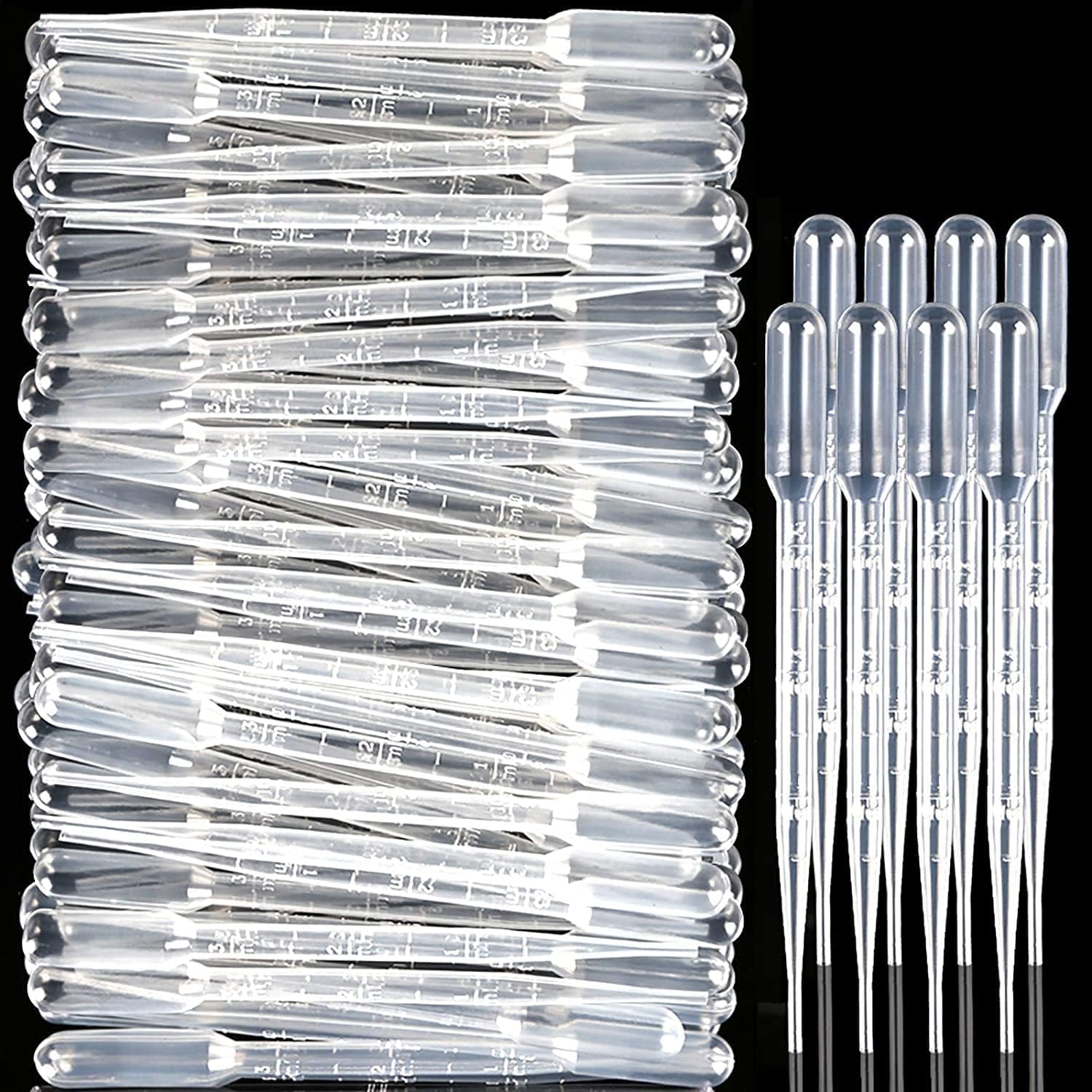 Laboratory Pasture Pipette 3 ML Pack of 100, Graduated : Amazon.in ...