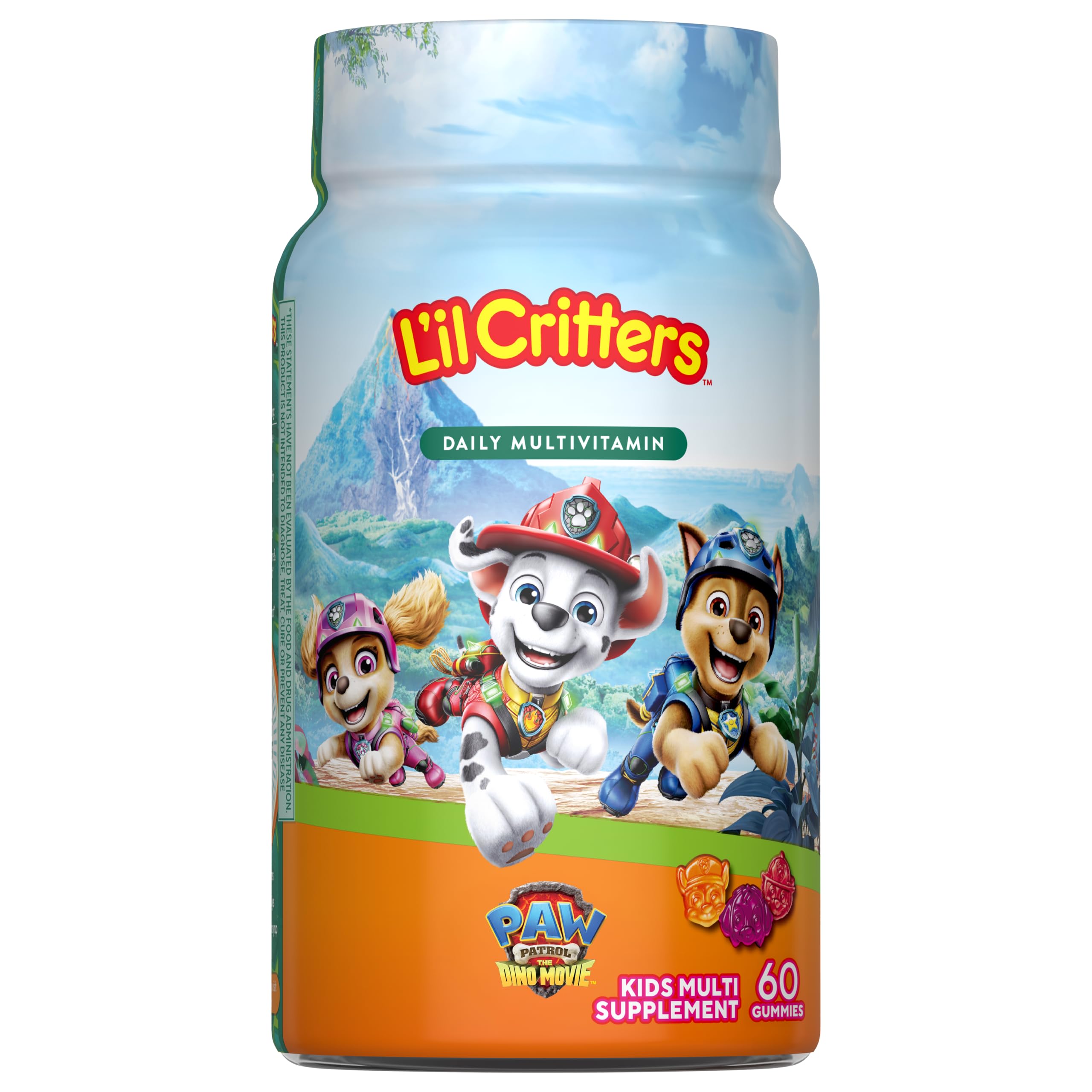 Lil Critters PAW Patrol Kids Multivitamin Gummies | 60 Count 60 Count (Pack of 1)