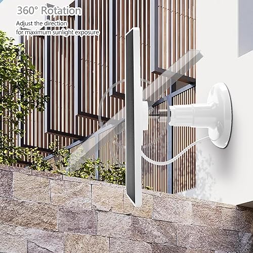 Miniatura 5 de Paquete de 4 cargadores de cámara con panel solar para eufyCam, eufyCam E eufyCam 2 Pro, eufyCam 2 Pro, eufyCam 2C, eufyCam 2C Pro, SoloCam