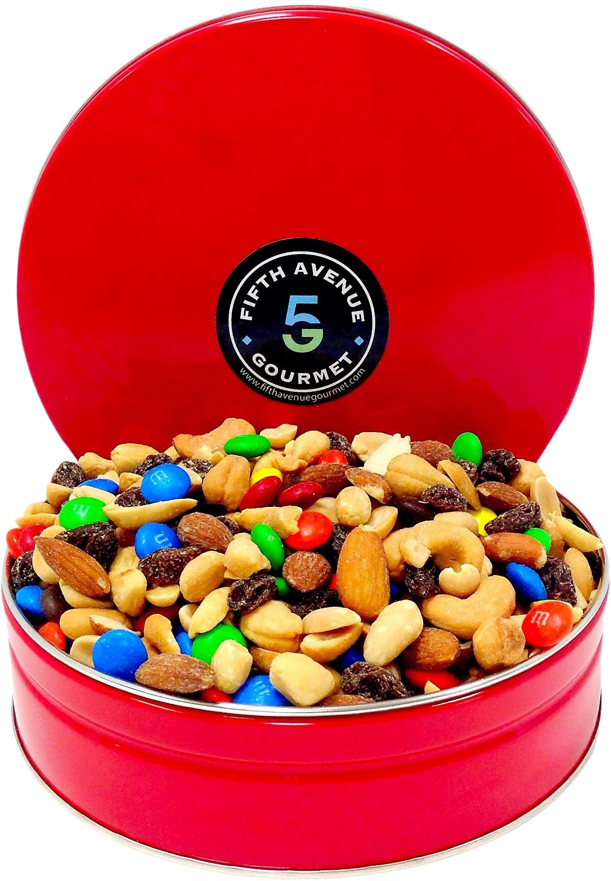 5th Avenue Gourmet Trail Mix 1lb in a Tin