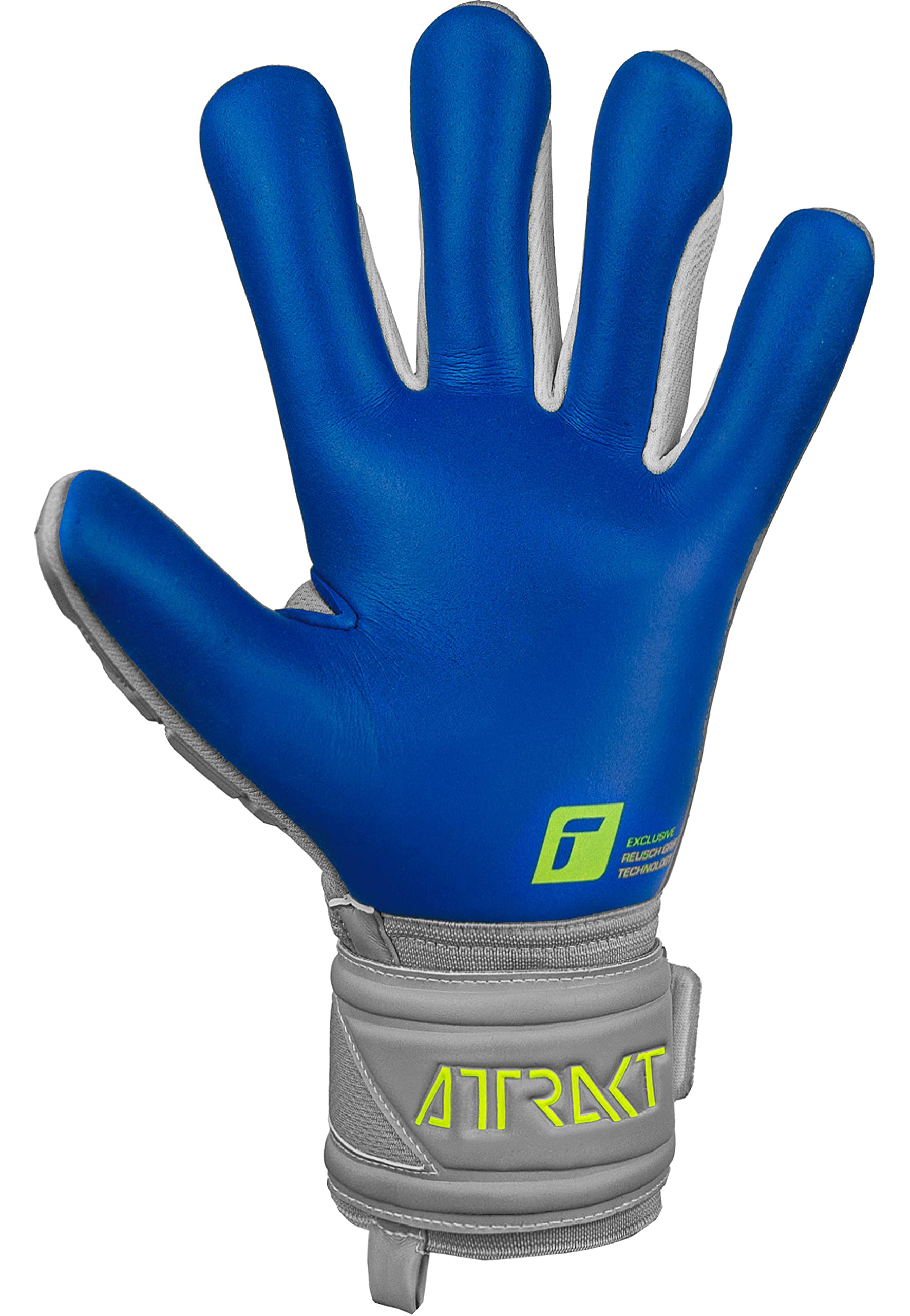 Reusch Attrakt Freegel Guantes Vapor Gray/Safety Yellow/D 11