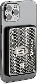 AquaVault Chargecard Magsafe Portable Charger 5000mAh 20W Fast Charge - Magnetic Power Bank, Ultra-Slim Battery Pack Compatible with iPhone 16 15 14 13 12 Series (Black)