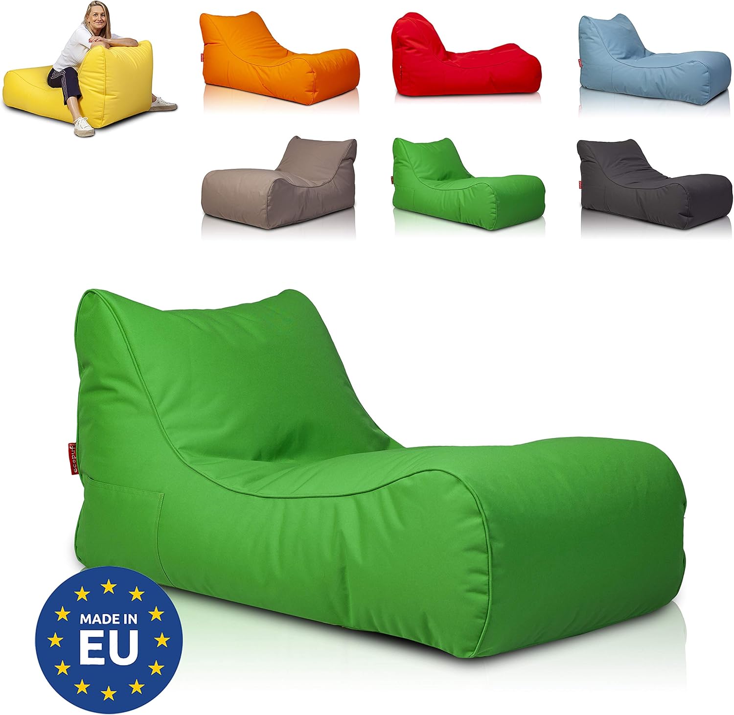 chaise longue all'aperto