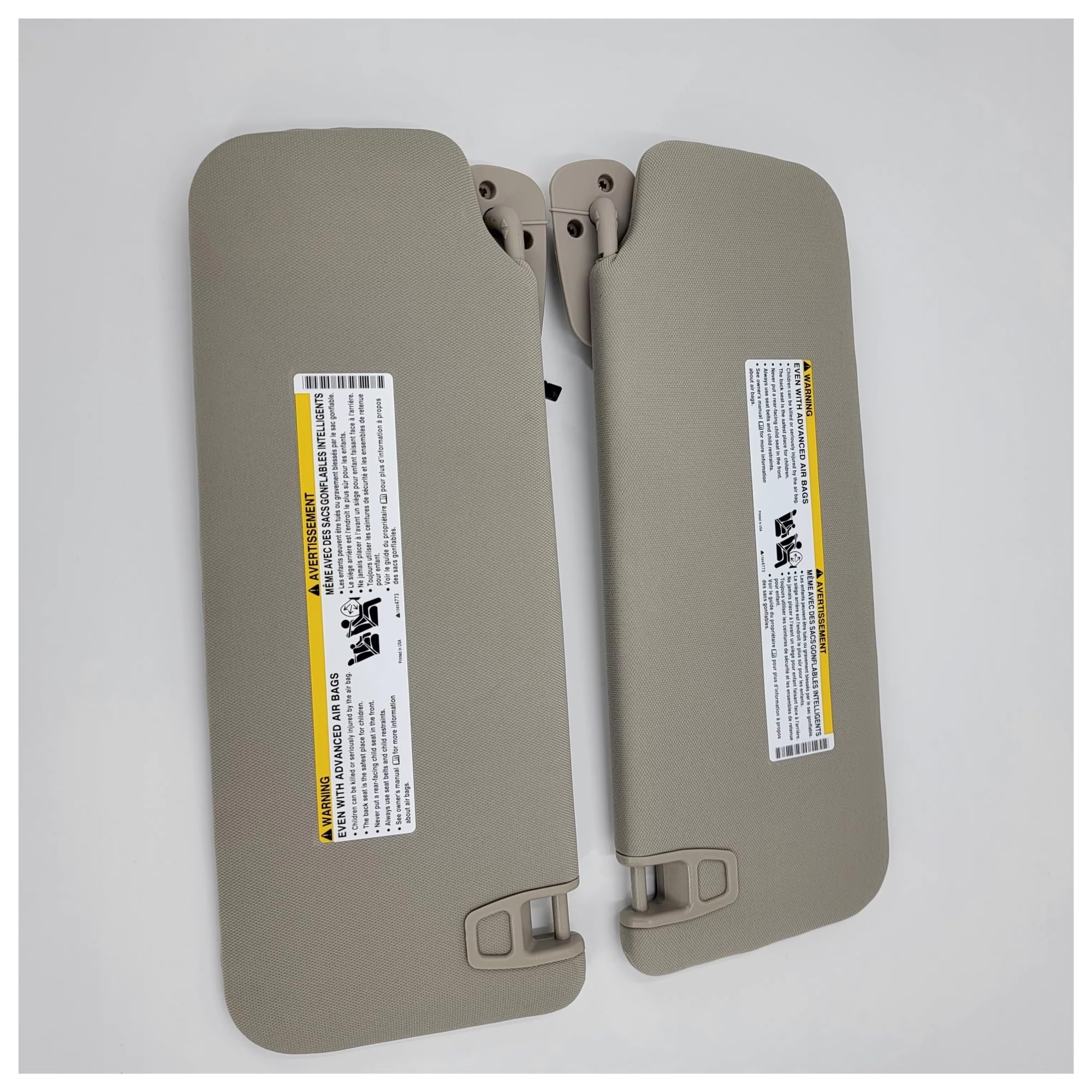Frontscheibe Thermomatte Für Chevy Für Silverado 2500 3500 HD 2007-2010 22850306 22850307 22850308 Auto Sonnenblende Schatten(Gray 1 Pair 2pcs)