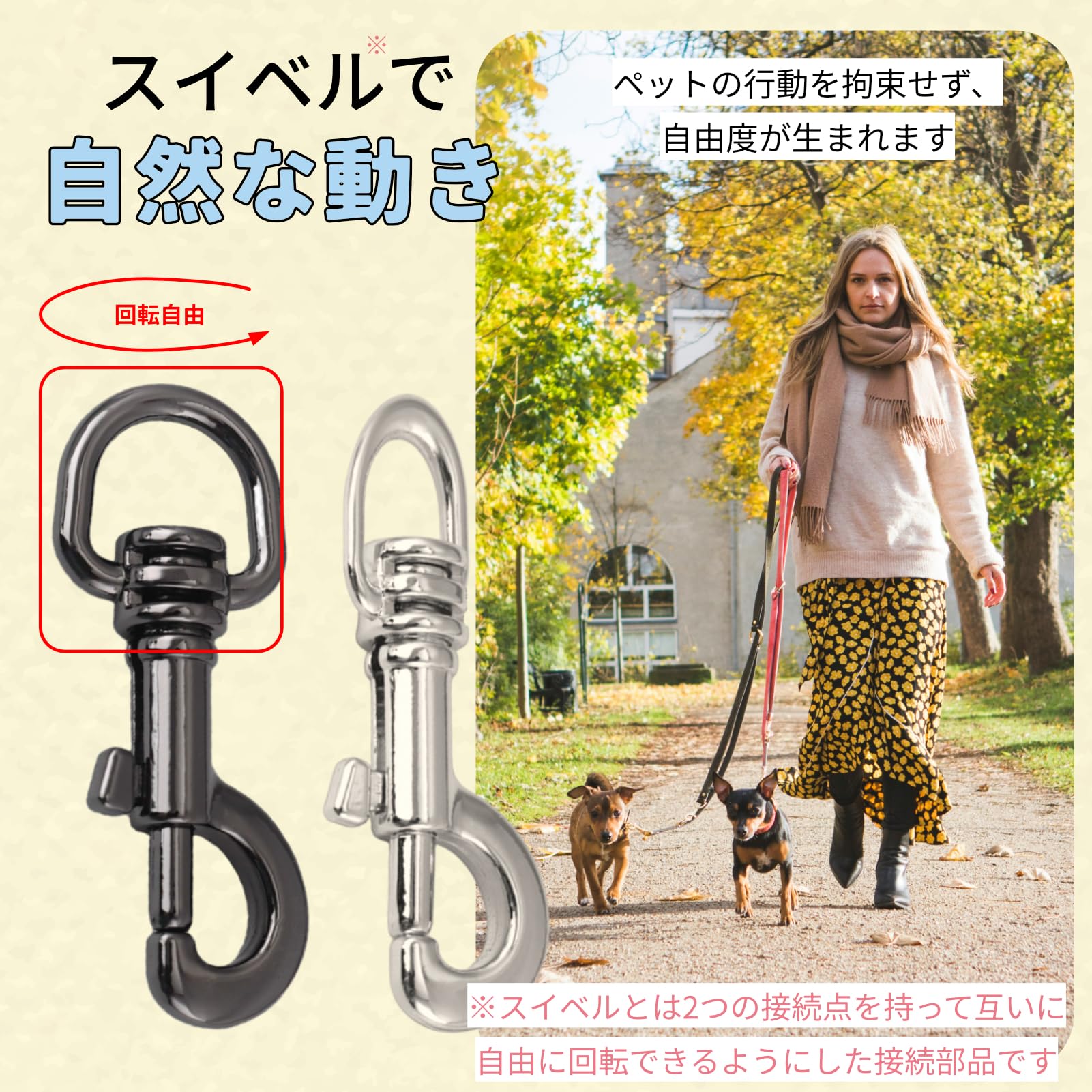 Amazon | [シャンディニー] 犬 リードフック 金具 首輪 バックル