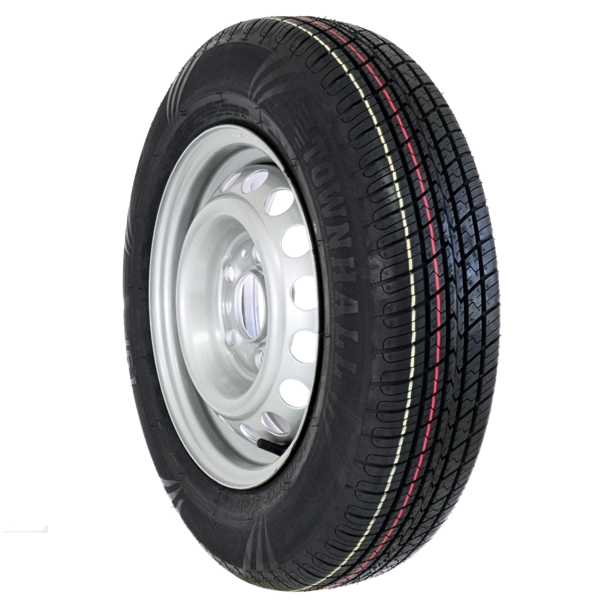 The Drive Komplettrad 155/80R13 84N XL für Pkw-Anhänger & Caravan – Felge 4,5Jx13 H2 ET30 – Lochkreis 5x112 – Tragkraft 500kg – max. 140 km/h – hochwertiges Ersatzrad mit Townhall T-91 Reifen