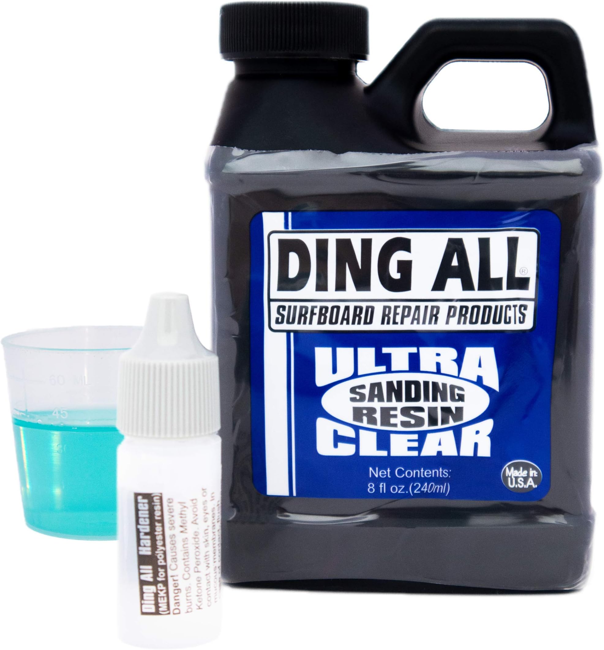 Ding All Polyester Sanding Resin with Catalyst - Smooth and Non-Tacky Product...