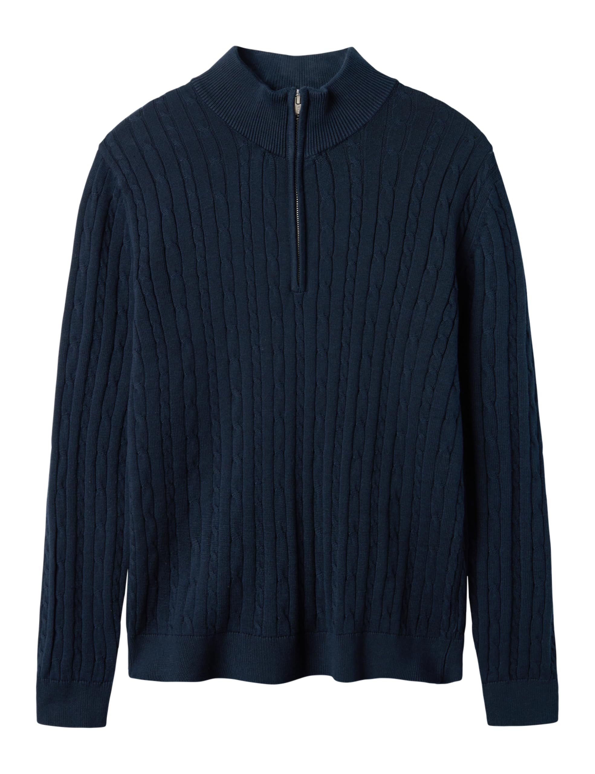 Nlmhabel Ls Half Zip S Knit, Dark Sapphire, 170-176