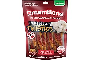 Dreambone Triple Flavor Twisties for Dogs
