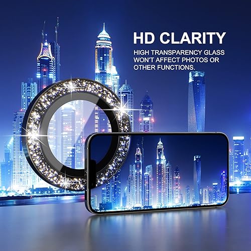 Miniatura 5 de Choiche Protector de lente de cámara compatible con iPhone 13 ProiPhone 13 Pro Max, protector de lente de cámara, protector de pantalla de vidrio