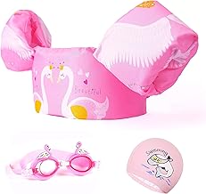 Puddle Swim Jumper for Girls & Boys 22 to 66 Pounds - Swim Vest, Jackets, Floaties, Arm Floats, Puddle/Paddle Pal for 22-30-40-50-55-66 lbs Kid Toddler, Child