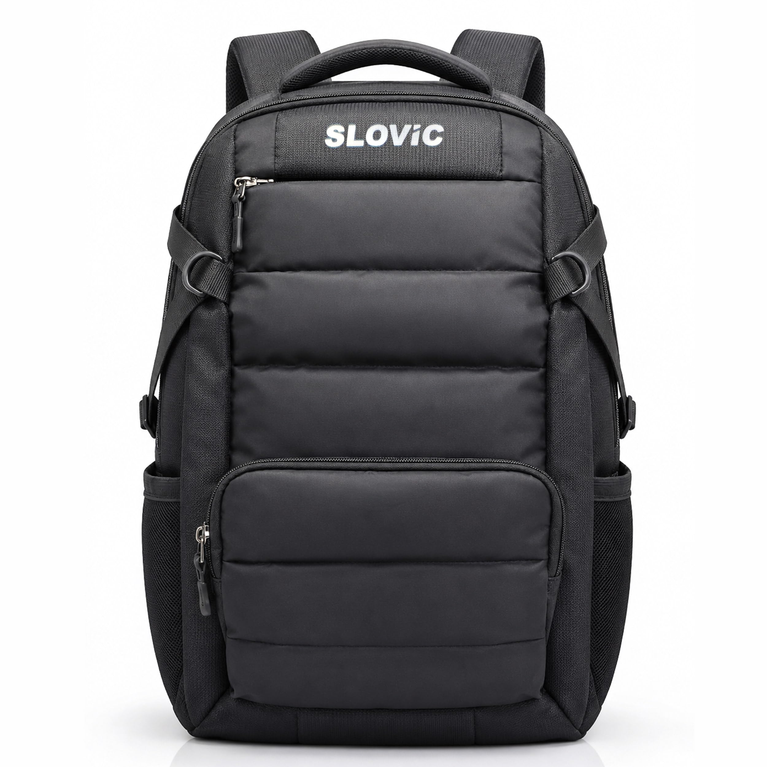 Laptop Bag for Man & Woman [30 LTR] | Puffer Design Backpack Bag for Man | Water Resistant Office Bags for Men with Spacious Main Compartment | Ideal for Office, College & Daily Use | Black-image-8
