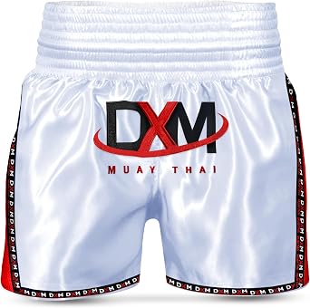 DXM SPORTS Muay Thai Shorts for Men and Women - MMA, Gym, Kickboxing, Fighting, Grappling Shorts