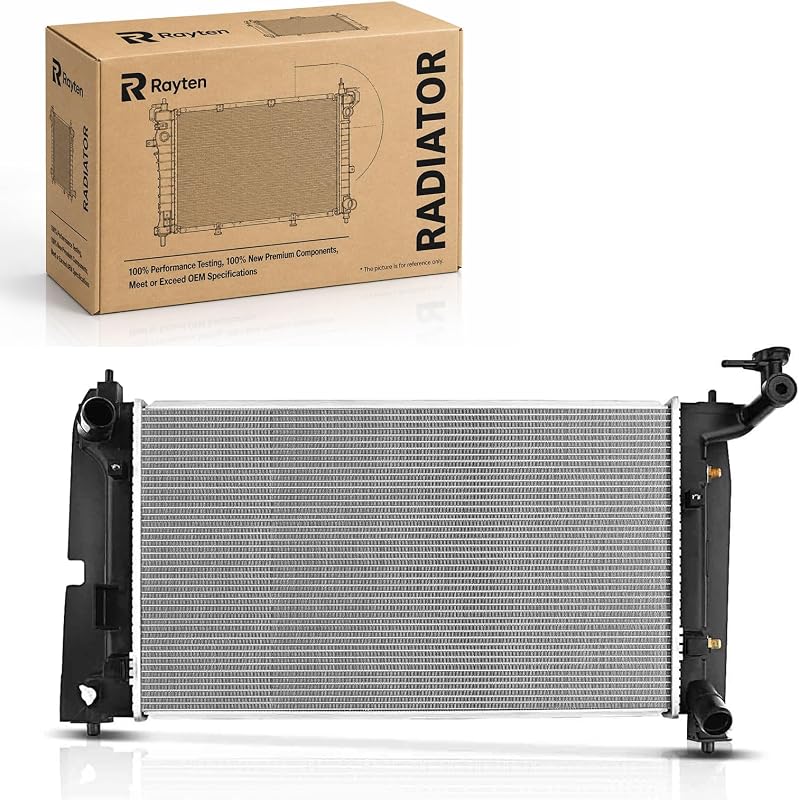 Radiador do sistema de arrefecimento RAYTEN com resfriador de óleo da transmissão para Pontiac Vibe, Toyota Corolla e Matrix 1.8L 2003–2008