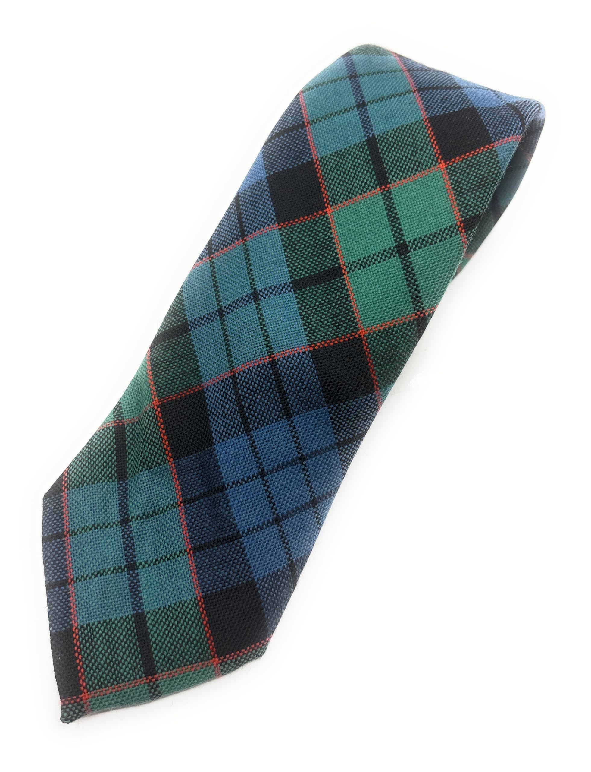 Scottish Essence Fletcher Ancient Pure Wool Scottish Tartan Necktie Available In Various Tartans - Made In Scotland (Fletcher Ancient)