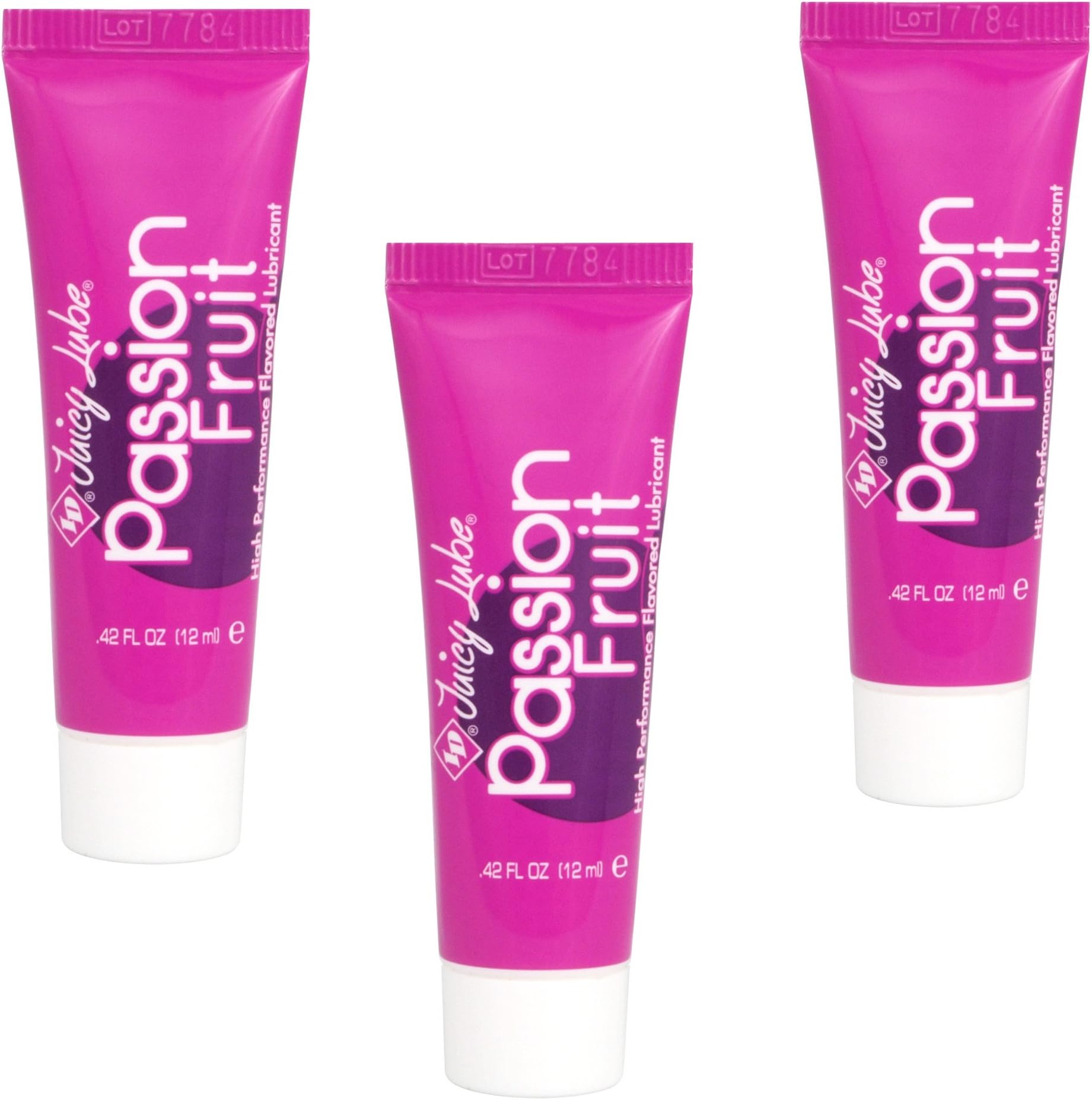 3 x ID Juicy lube Flavoured Passion Fruit 12ML