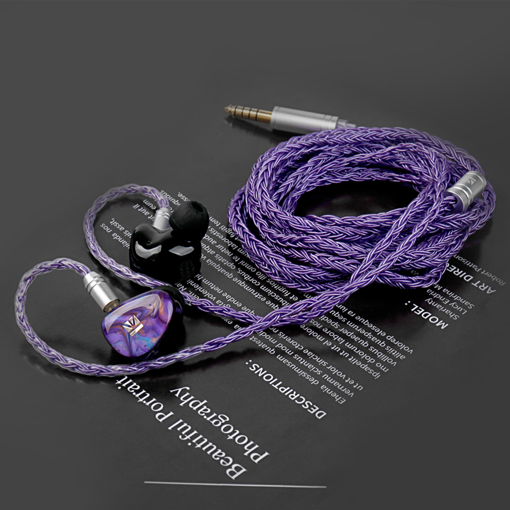 IEMケーブル ST-Zero(3) 2Pin/4.4mm5極/紫 Amazon.com: Linsoul 7Hz x Crinacle Zero:2 in Ear Monitor (Blue) +