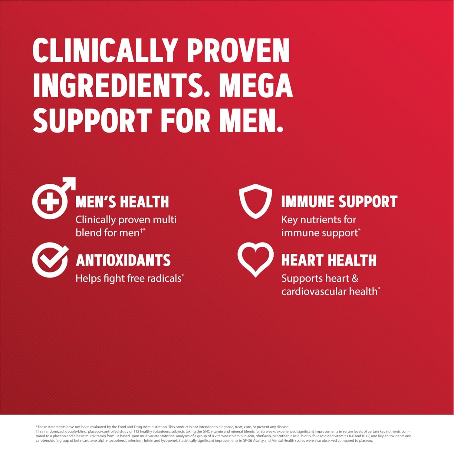 Mega Men MeganMen Multivitamínico 180 caps GNC em promoção! Veja a oferta e mais achadinhos de Vitaminas & Suplementos 4 Hoje é o melhor dia para comprar Mega Men MeganMen Multivitamínico 180 caps GNC com aquele preço maroto! Promoção! Aproveite a oferta! 4