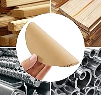 Vista 5 de CowboyBOB 100 discos de lija PSA dorados de 6 pulgadas, grano 600, rollo de papel de lija autoadhesivo para lijadora DA para pintura automotriz