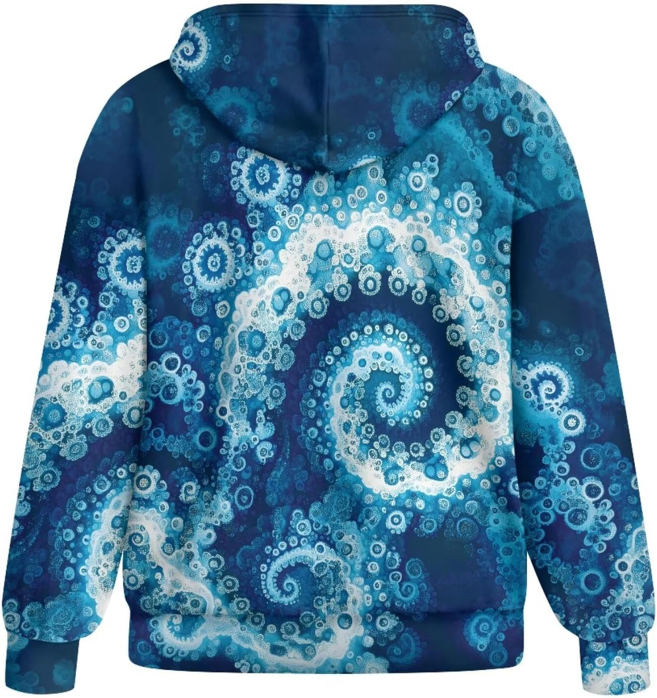 POLERO Boho Hoodies for Women Zip Up Hoodie Sweatshirt with Pockets Vintage Jackets