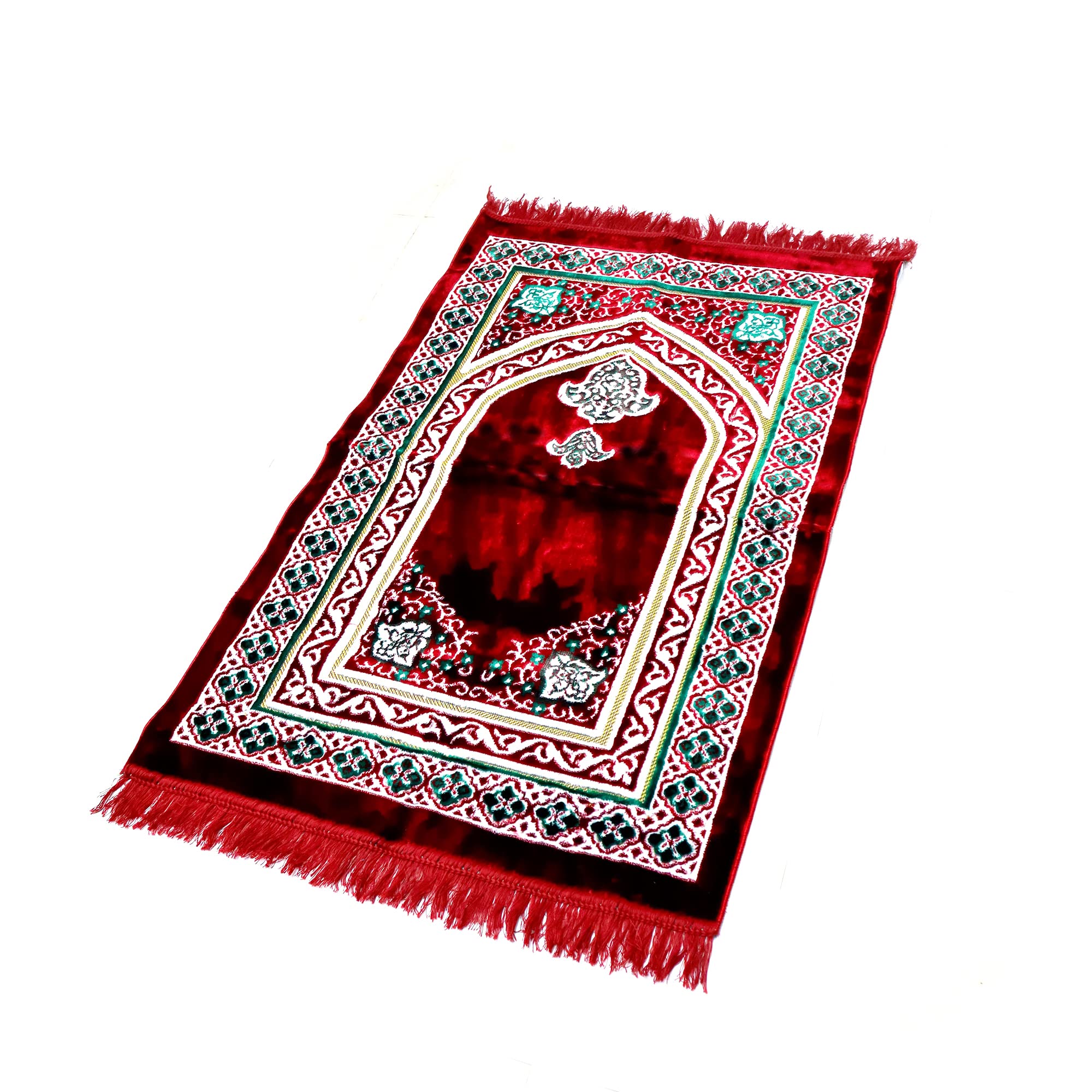 Buy Red Colour Prayer Mat 44' Inches Perfect Size Islamic Janamaz